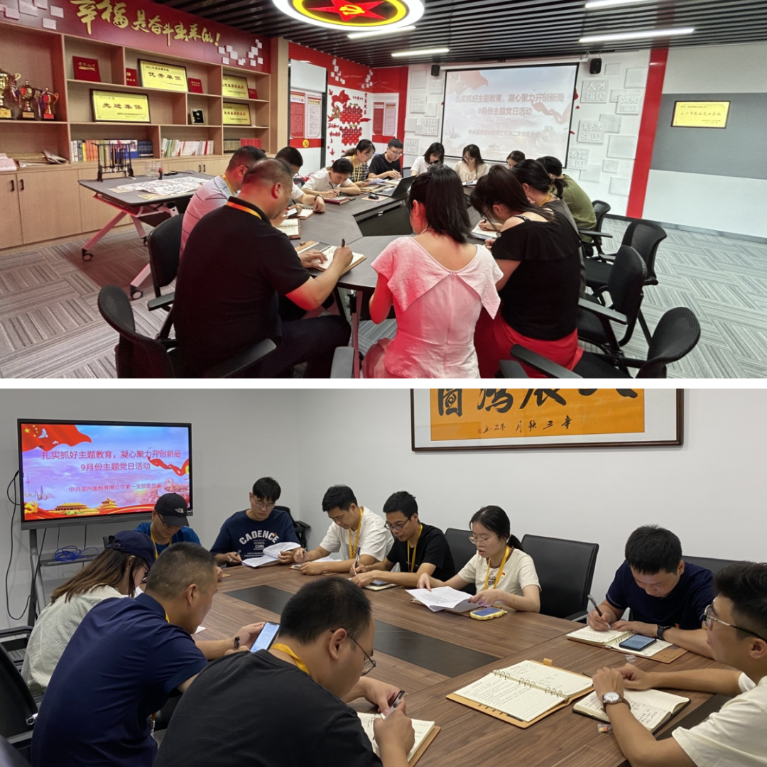 扎实抓好主题教育，凝心聚力开创新局丨撞球咖啡馆FC公司召开9月份主题党日活动